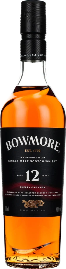 BOWMORE 12 YEARS SHERRY SINGLE MALT 70CL