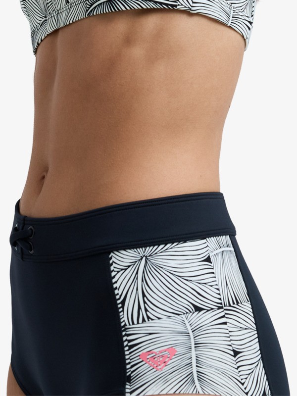 Pro Surf Classic Bas de bikini taille haute Noir Femme