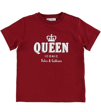 Dolce & Gabbana T-Shirt - Millennials - Rot m. Königin
