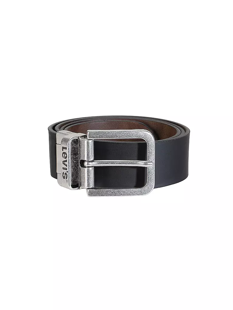 LEVI'S® Ledergürtel schwarz