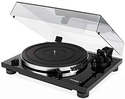Thorens - TD 201 - Platenspeler - Hoogglans Zwart
