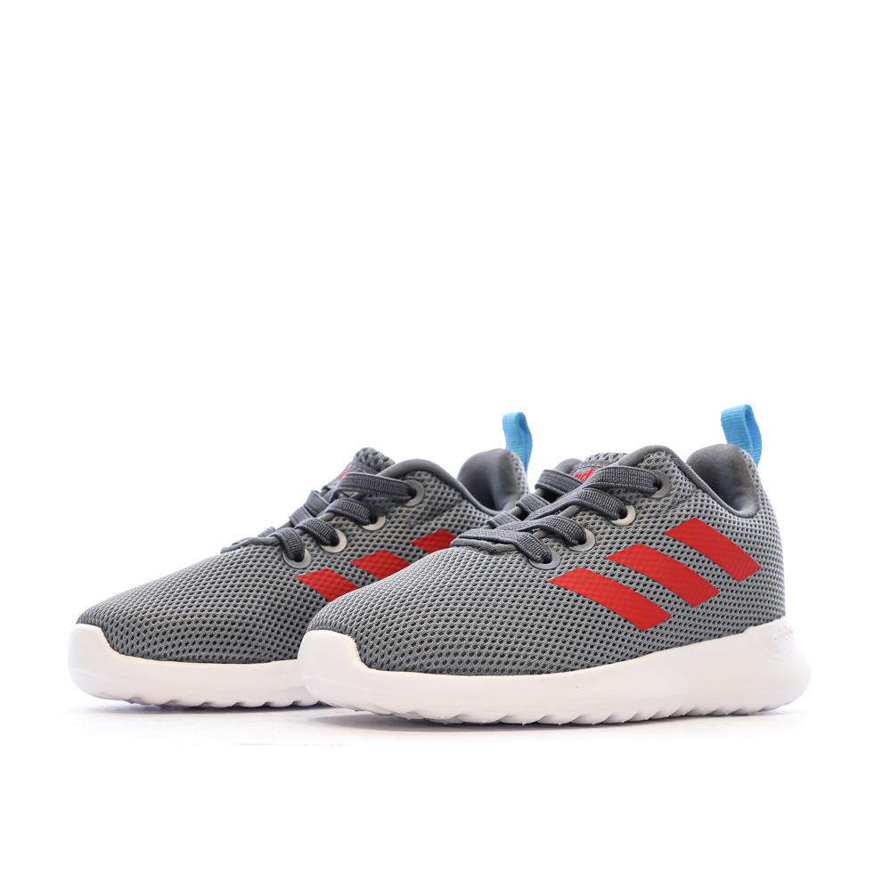 Adidas Baskets Gris/Rouge Garçon Adidas Lite Racer