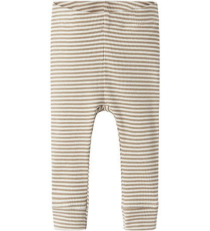 Name It Hosen - Rib - NbnOsole - Summer Sand m. Streifen