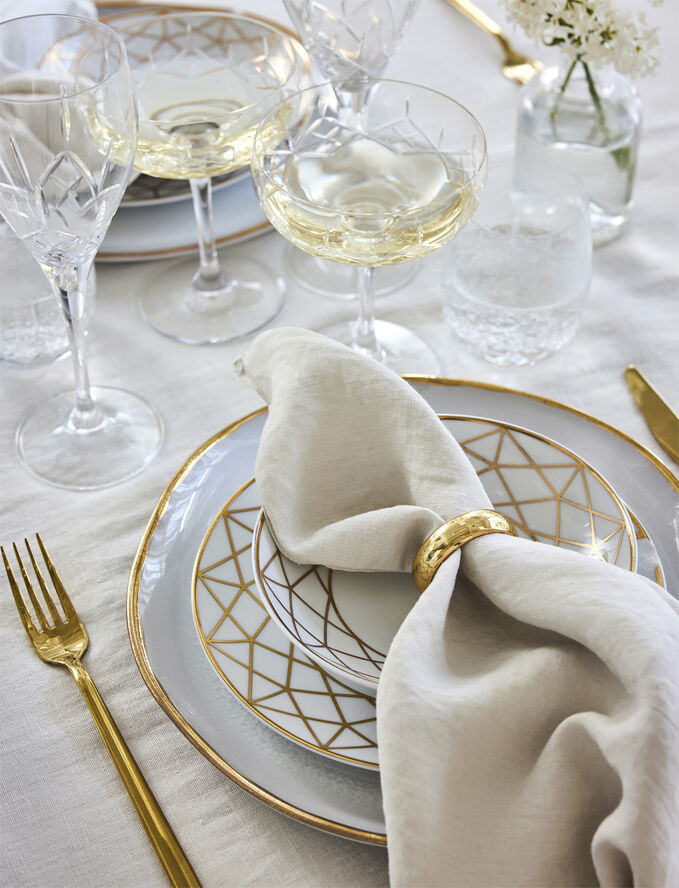 Himla Monaco Napkin Ring Brass