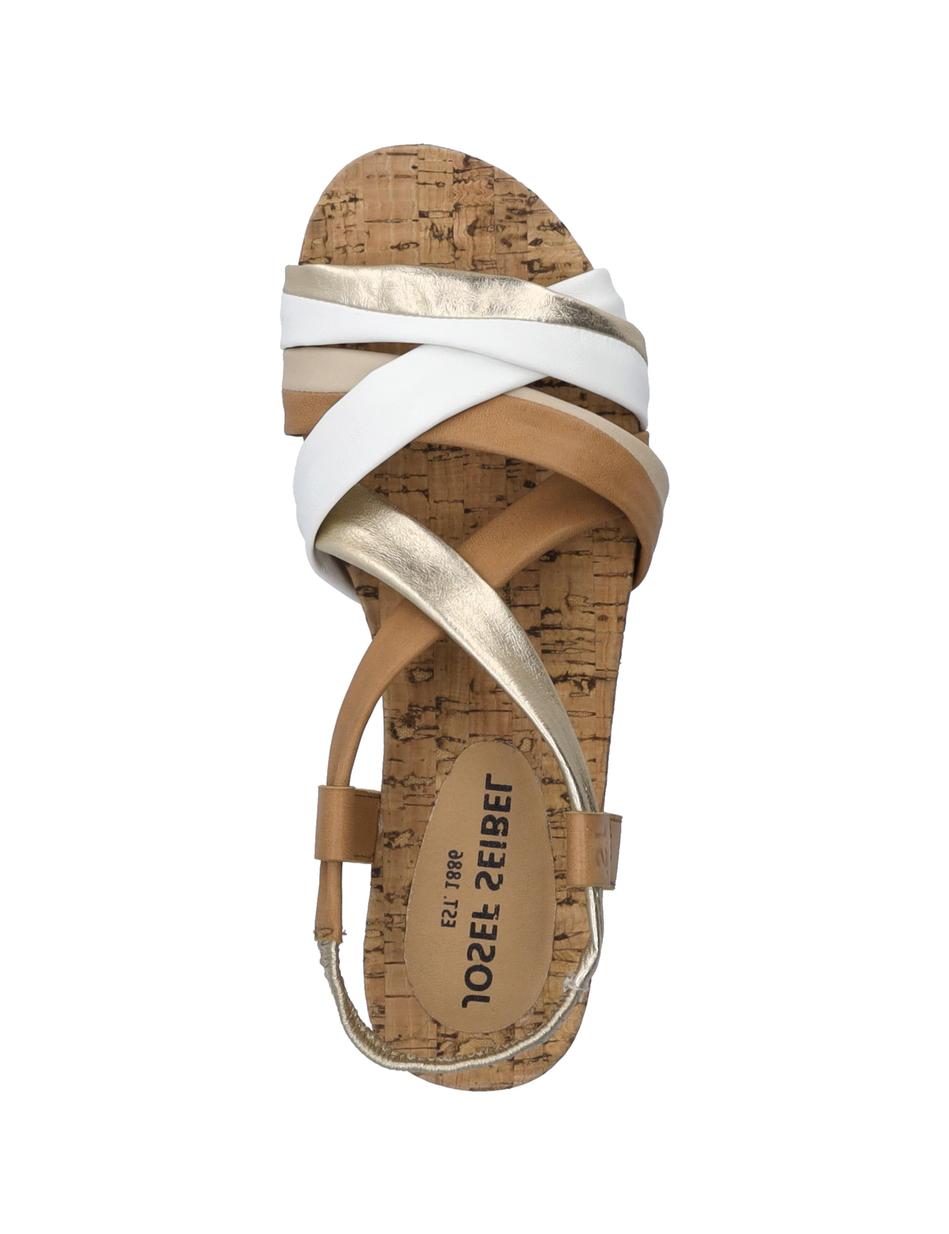 Sandale Henriette 03, camel-multi
