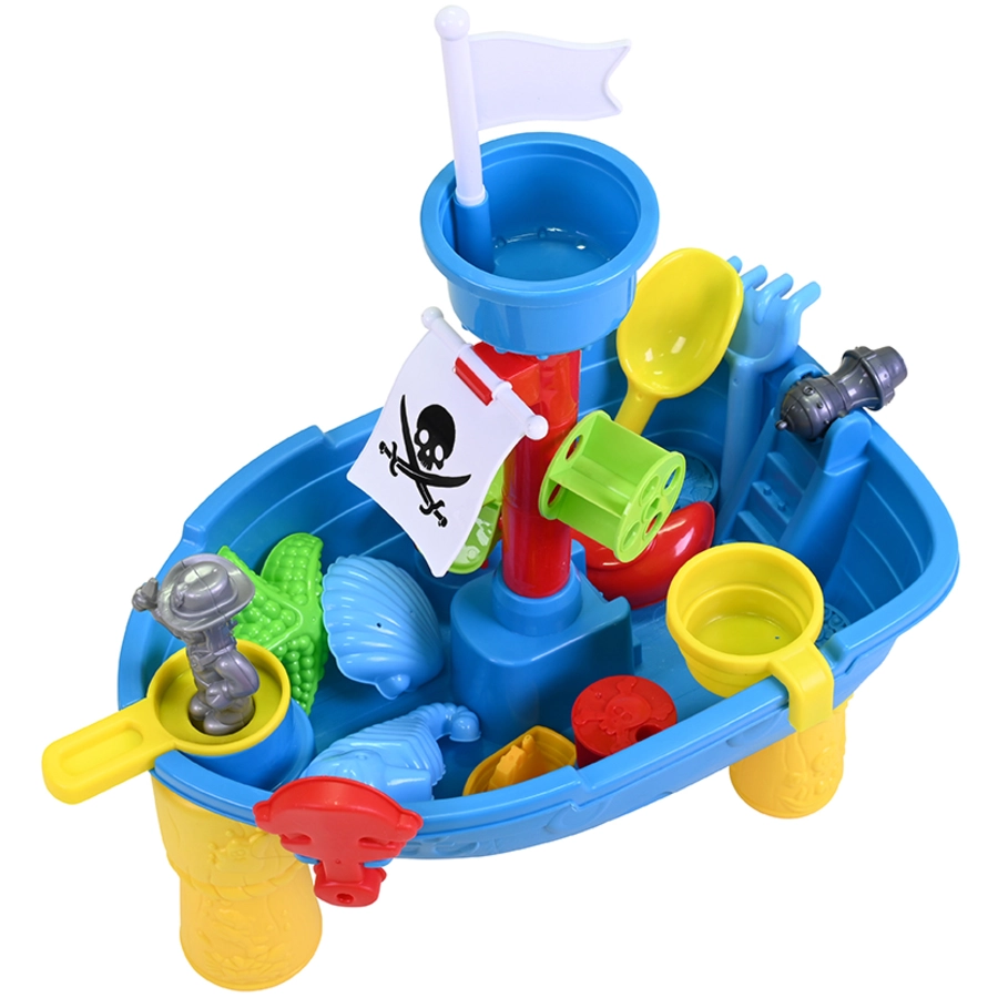 knorr toys® Sand- und Wassertisch Piratenschiff