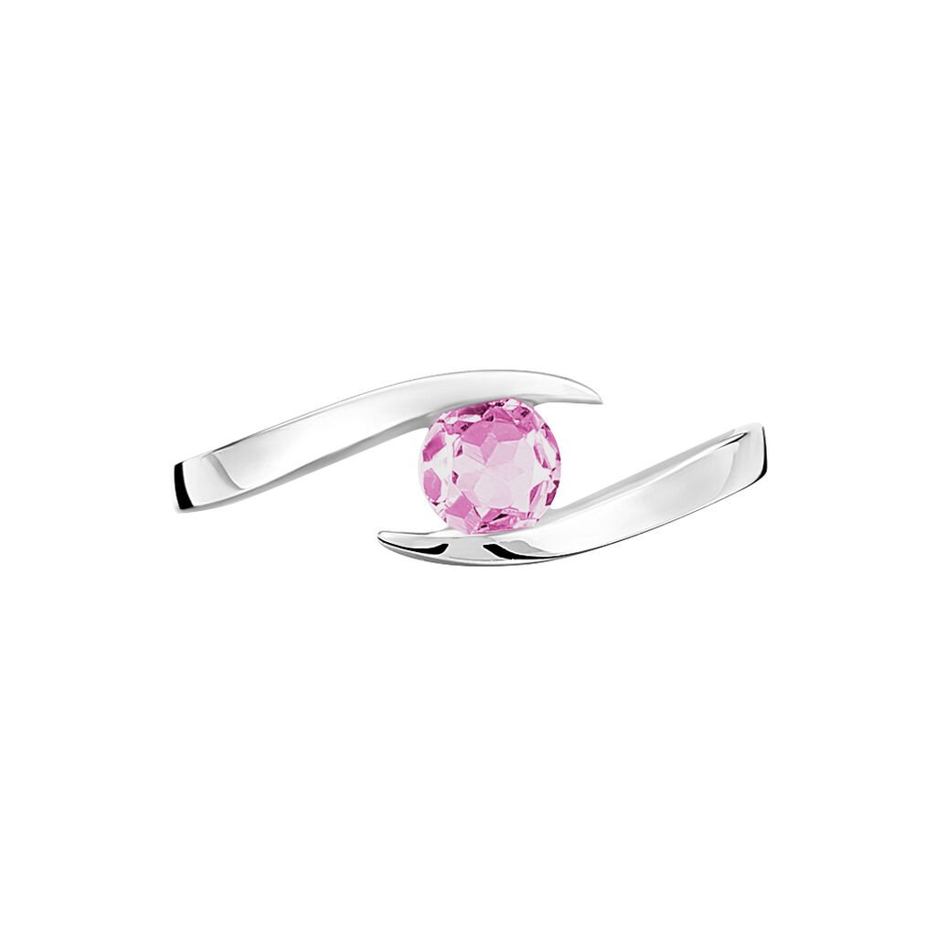 Bague Tiphaine Or Blanc Saphir