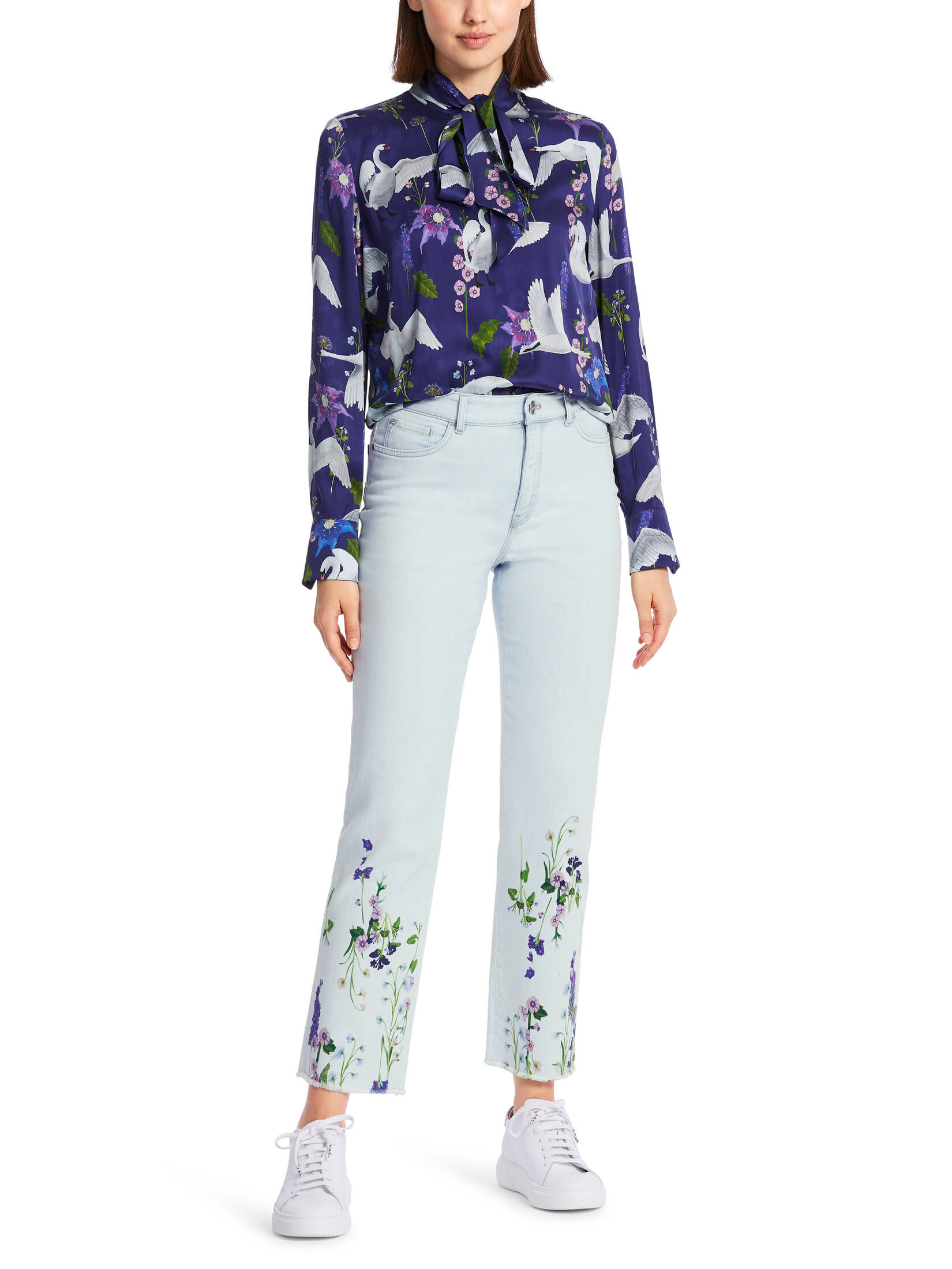 Marc Cain| Damen Jeans FYLI Regular Fit verkürzt