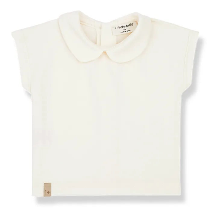 1+ in the family Blouse Manches Courtes Luna Coton Bio | Ecru