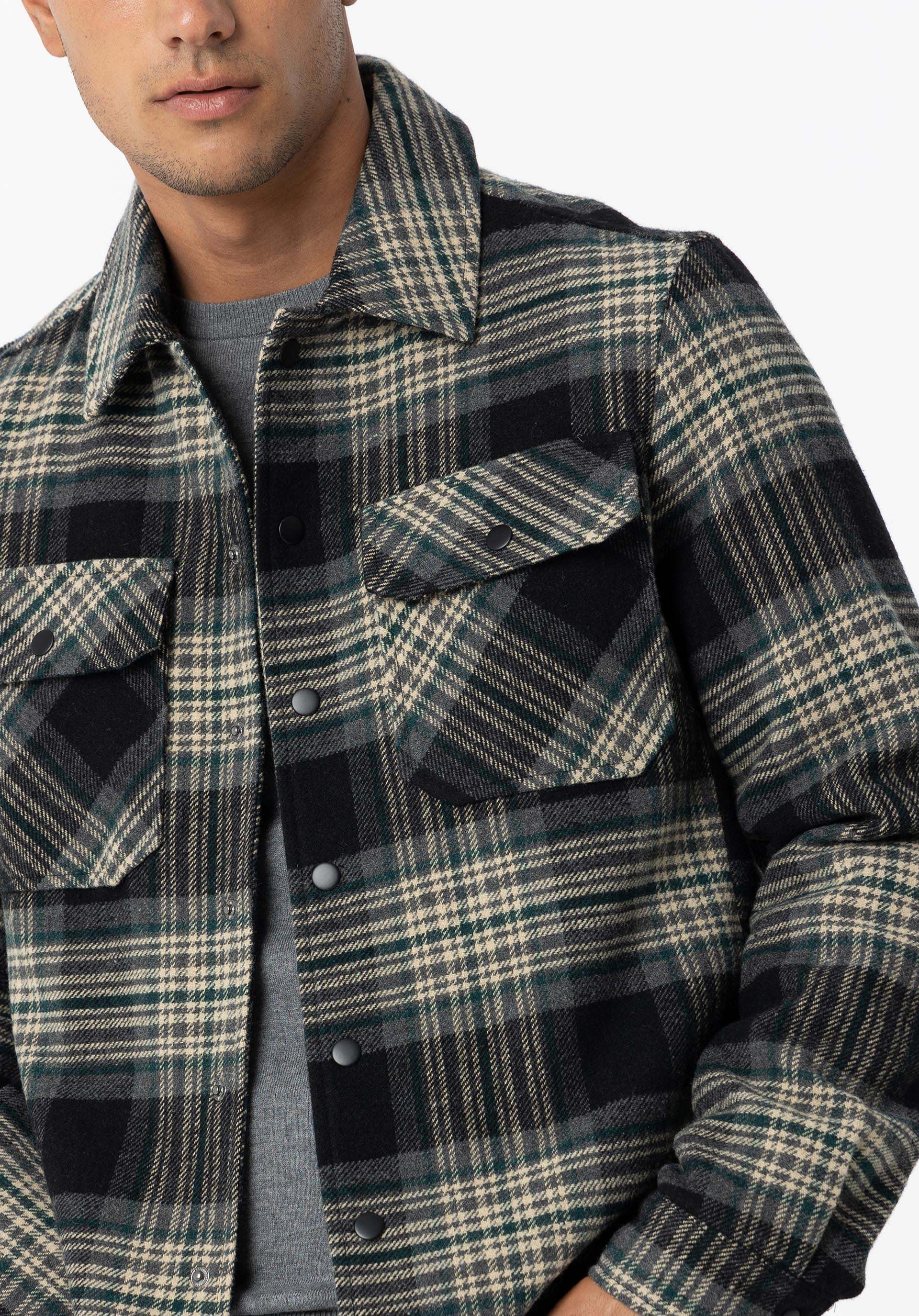 Casaco Shacket Xadrez