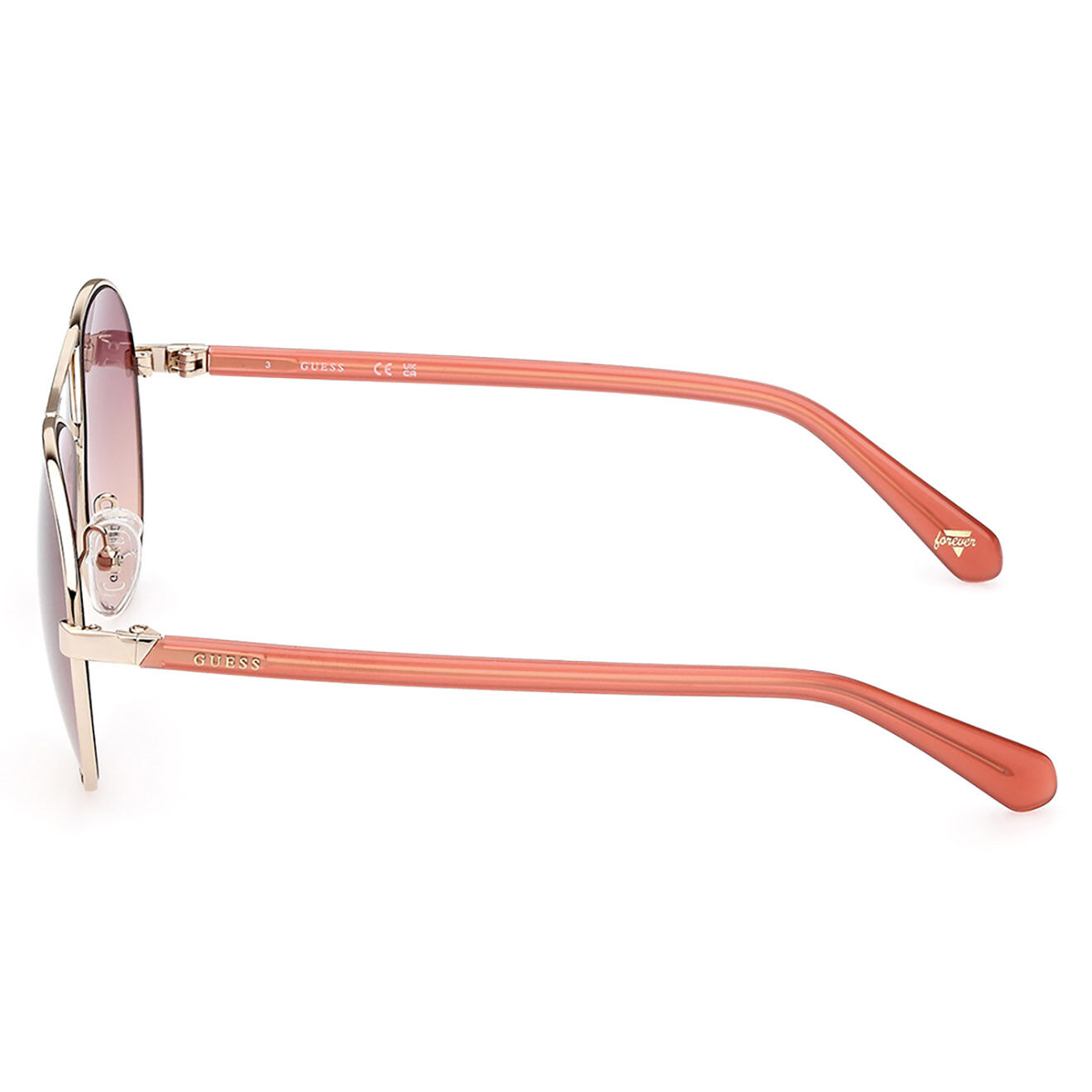 Guess Lunettes de soleil Mixtes dorées