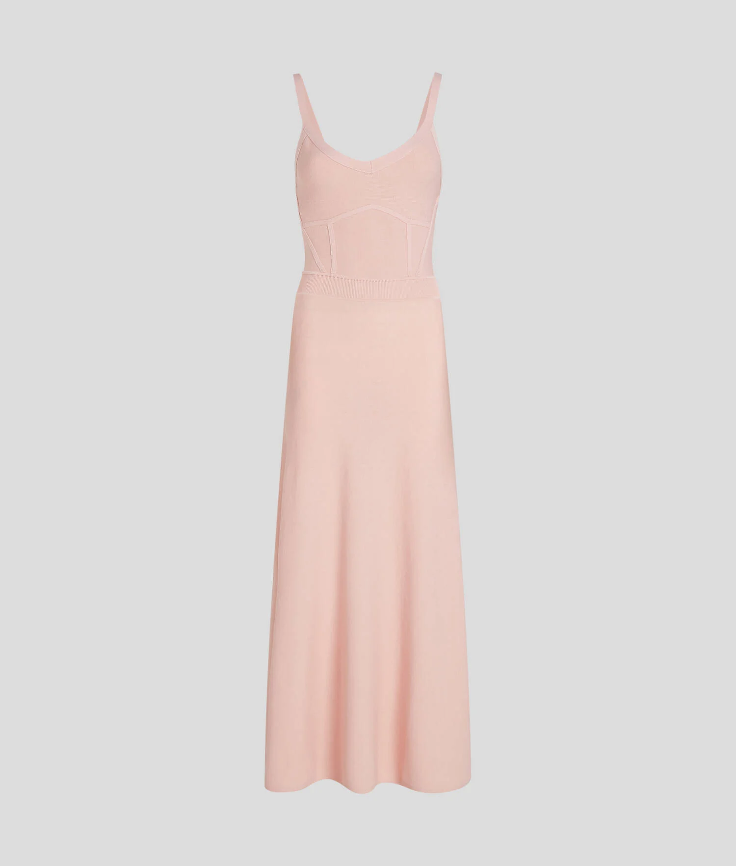 ROBE EN TRICOT À BRETELLES