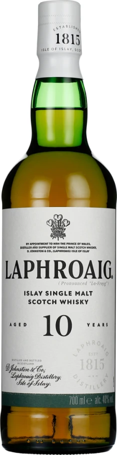 LAPHROAIG 10 YEARS SINGLE MALT 70CL