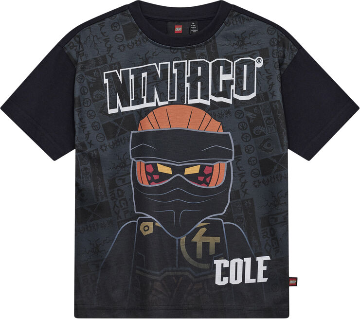 LEGO kidswear-LEGO børnetøj LWTAFFY 118 - T-SHIRT S/S Sort