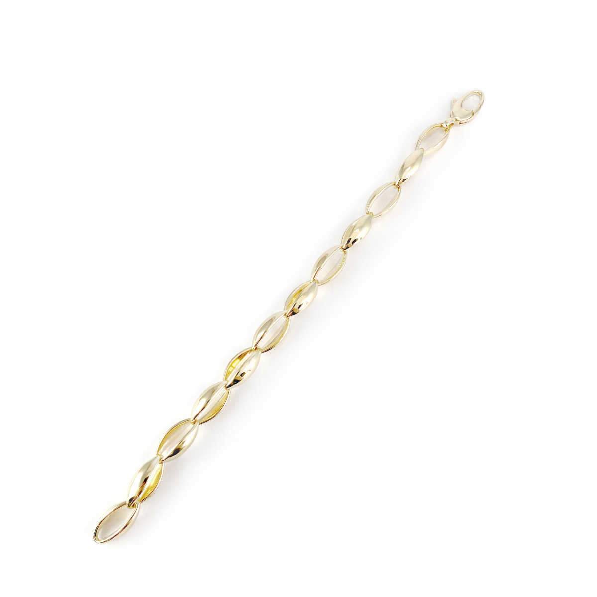 Bracelet d'occasion or 750 jaune 20 cm