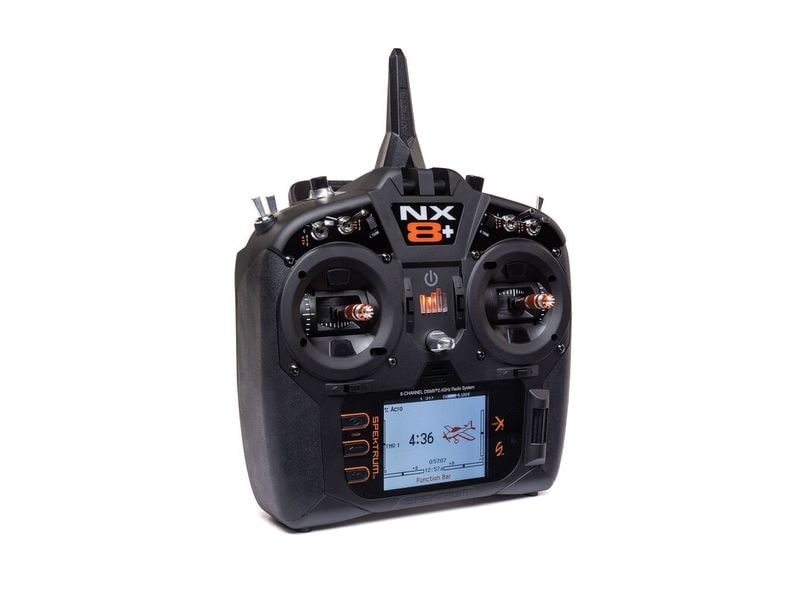 Spektrum Fernsteuerung NX8  20-Kanal DSMX (nur Sender) Professioneller 20-Kanal-Sender für Modellflugzeuge