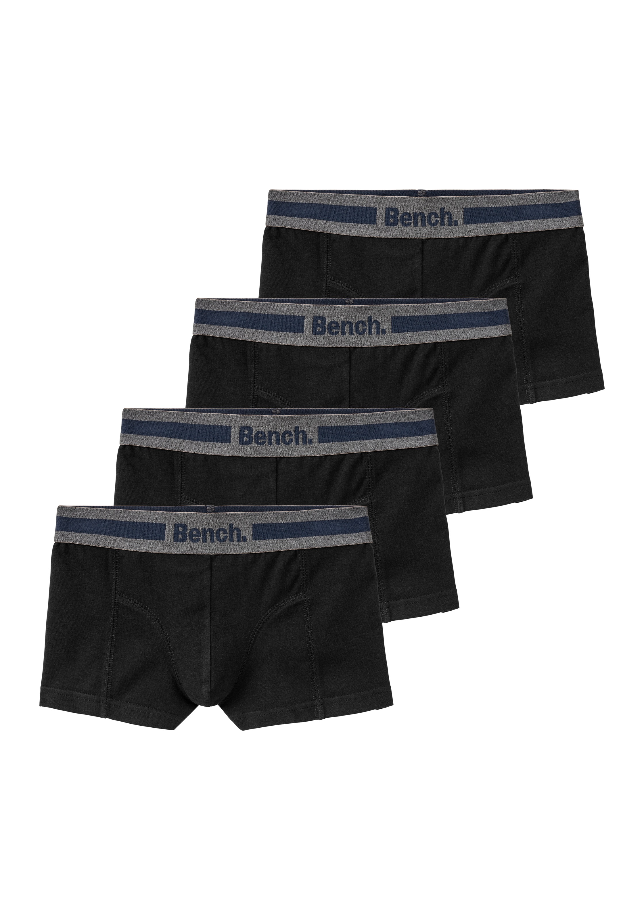 Bench. Boxer »Boxershorts für Jungen«, 4 Stk. mit Overlock-Nähten vorn