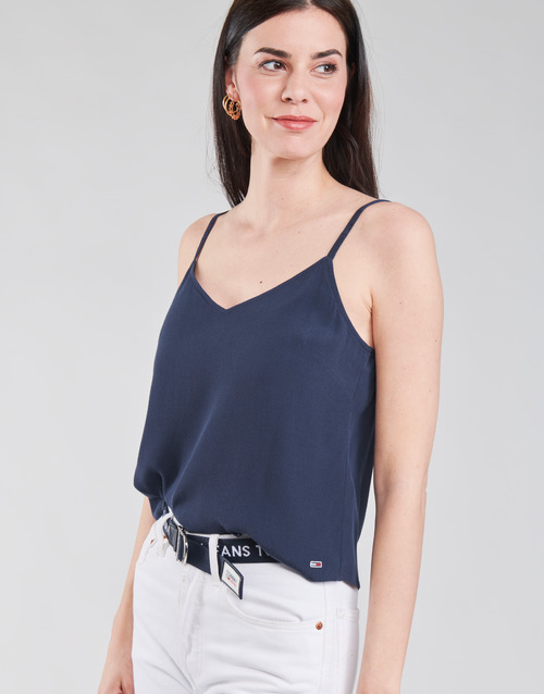 Tommy Jeans - TJW CAMI TOP - Marine