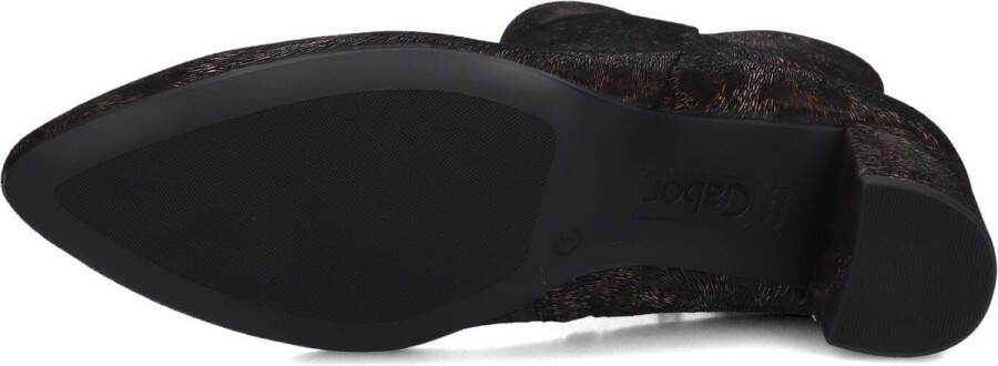 GABOR Enkellaarsjes Dames 701 Maat: 40 Materiaal: Leer Kleur: Bruin