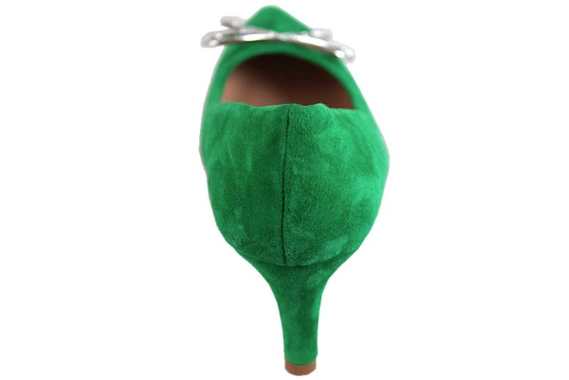 COPENHAGEN SHOES DANCE AND DIAMONDS GREEN JELLY BEAN