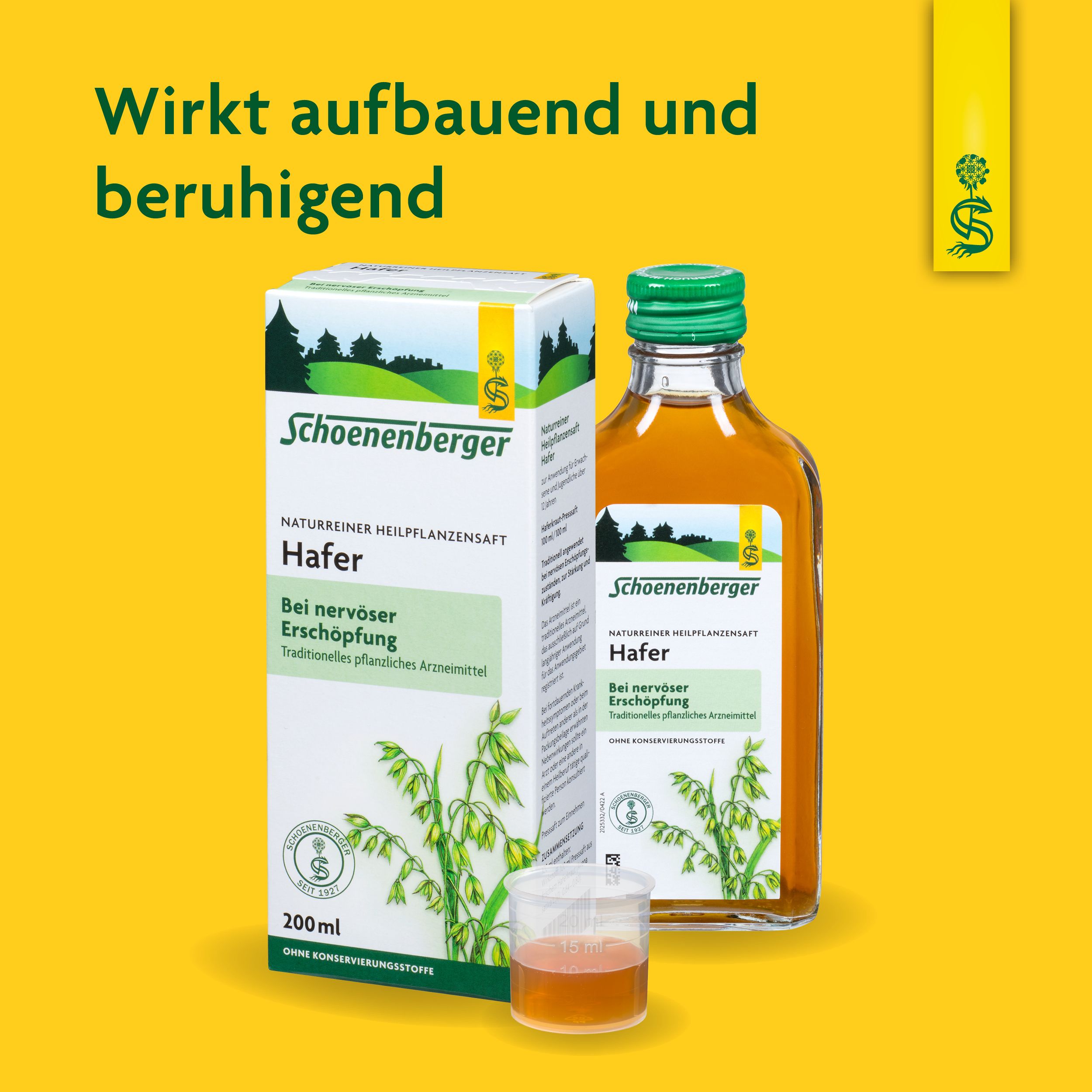Schoenenberger® Hafer naturreiner Heilpflanzensaft Hafer