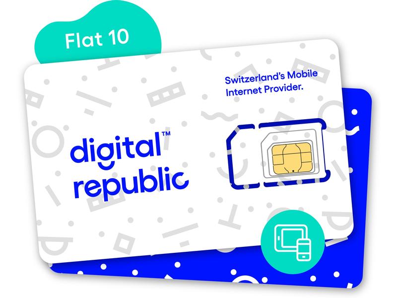 Digital Republic SIM-Karte Unlimitiert Internet für 365 Tag Daten SIM Karte ohne Vertragsbindung für unlimitierte Daten