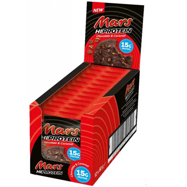 Barres énergétiques MARS PROTEIN MARS HIGH PROTEIN COOKIE CHOCOLATE/CARAMEL X12 UNICOLORE