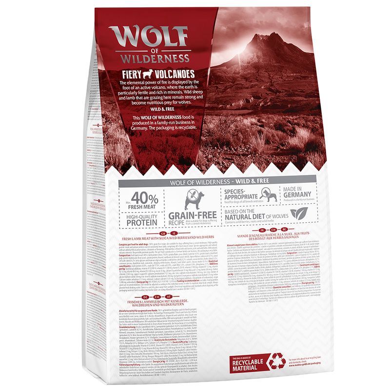 Wolf of Wilderness Fiery Volcanoes, agneau