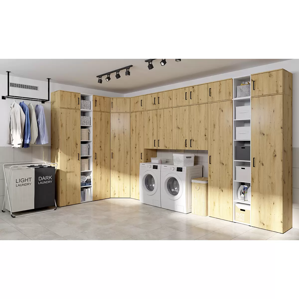 Regal 2T Cabinet Artisan Eiche