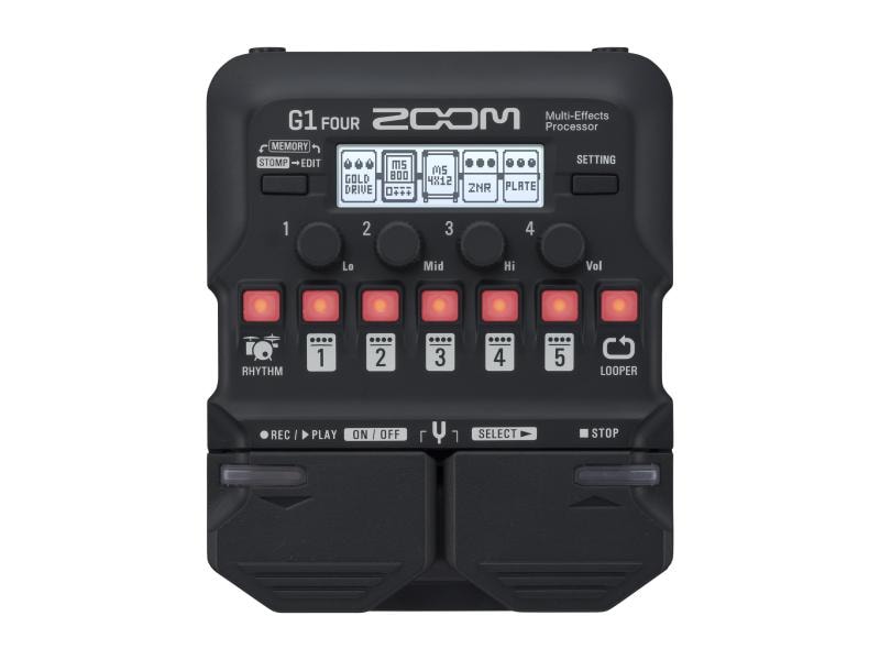 Zoom Multieffektgerät G1 FOUR Gitarren Multieffektgerät