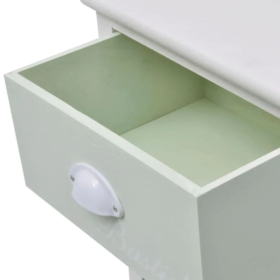 vidaXL - Kast - Wit - Hout - 38 x 28 x 57 cm