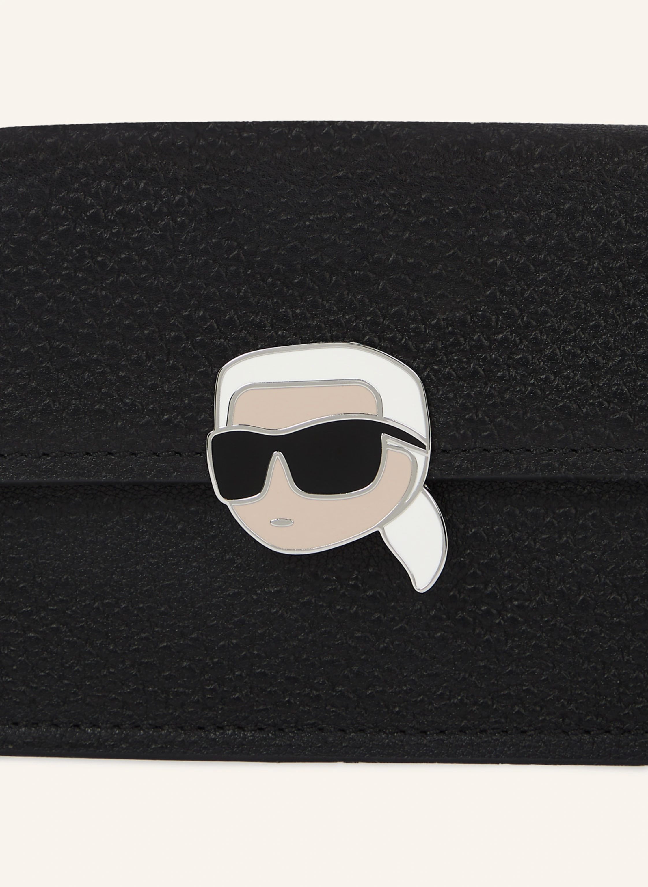 KARL LAGERFELD IKON PEBBLE POUCH
