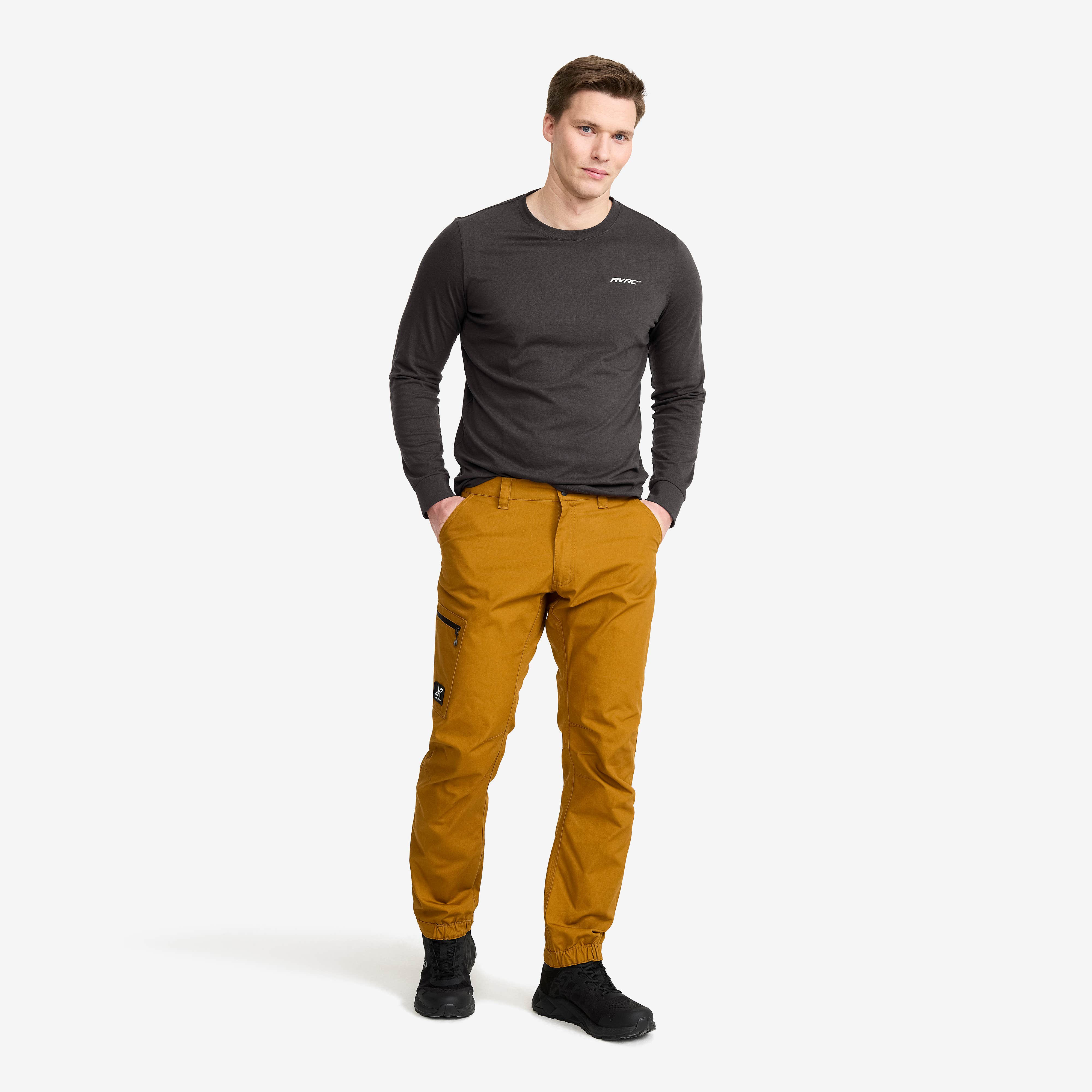 Outdoor Basic Pants Herre Golden Brown