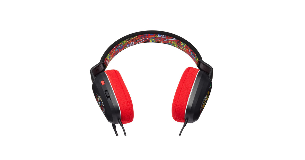 PowerASwitch Stereo Mario Kart over-ear gaming headset  (Zwart/rood)