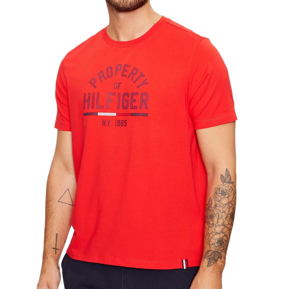 Tommy Hilfiger T-shirt Rouge Homme Tommy Hilfiger Graphic