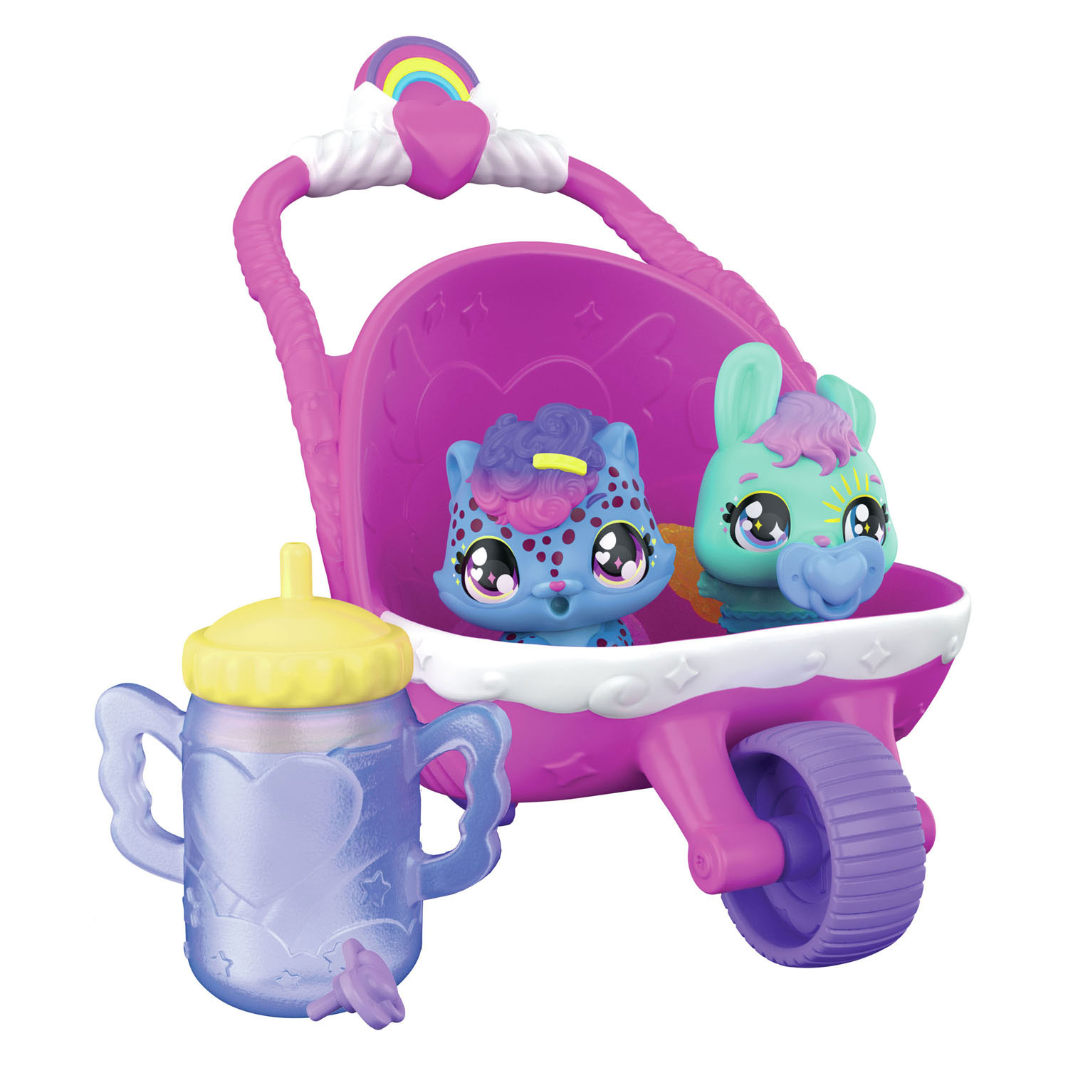 Hatchimals Alive Hungry met Kinderwagen Speelset