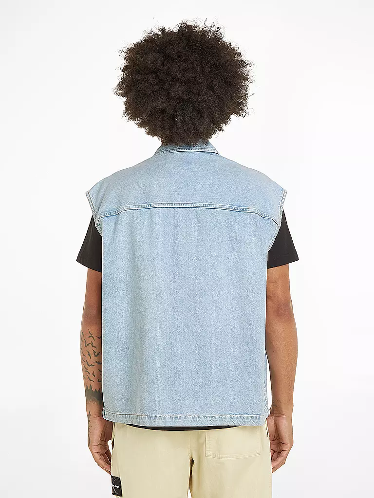 CALVIN KLEIN JEANS Jeanshemd hellblau