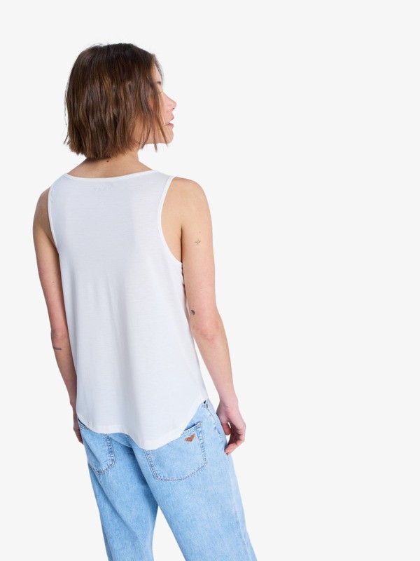 Surfclassic T-shirt sans manches Blanc Femme