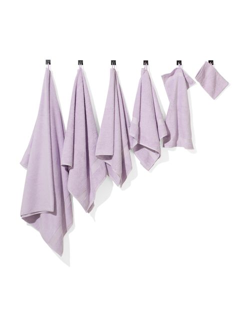 gant de toilette de qualité épaisse lilas