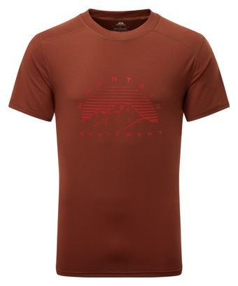 T-Shirt Technique Mountain Equipment Headpoint Ekur Bordeaux