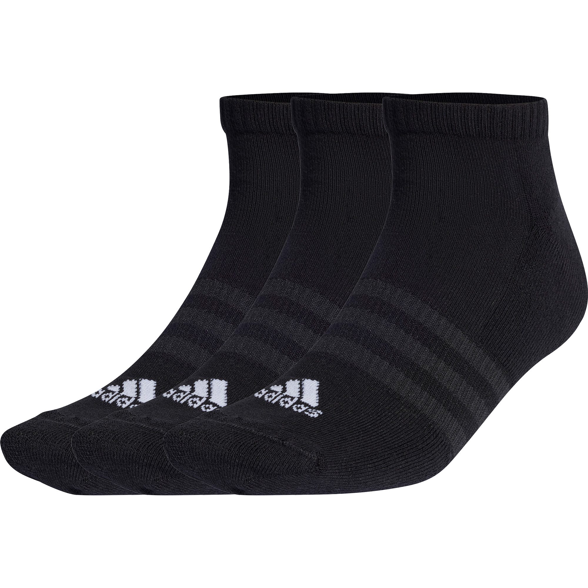 adidas Cushioned Low-Cut Socken 3 Paar schwarz