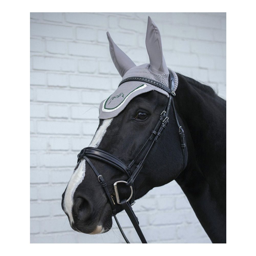 Pénélope POINT SELLIER - Bonnet anti-mouches gris clair/vert