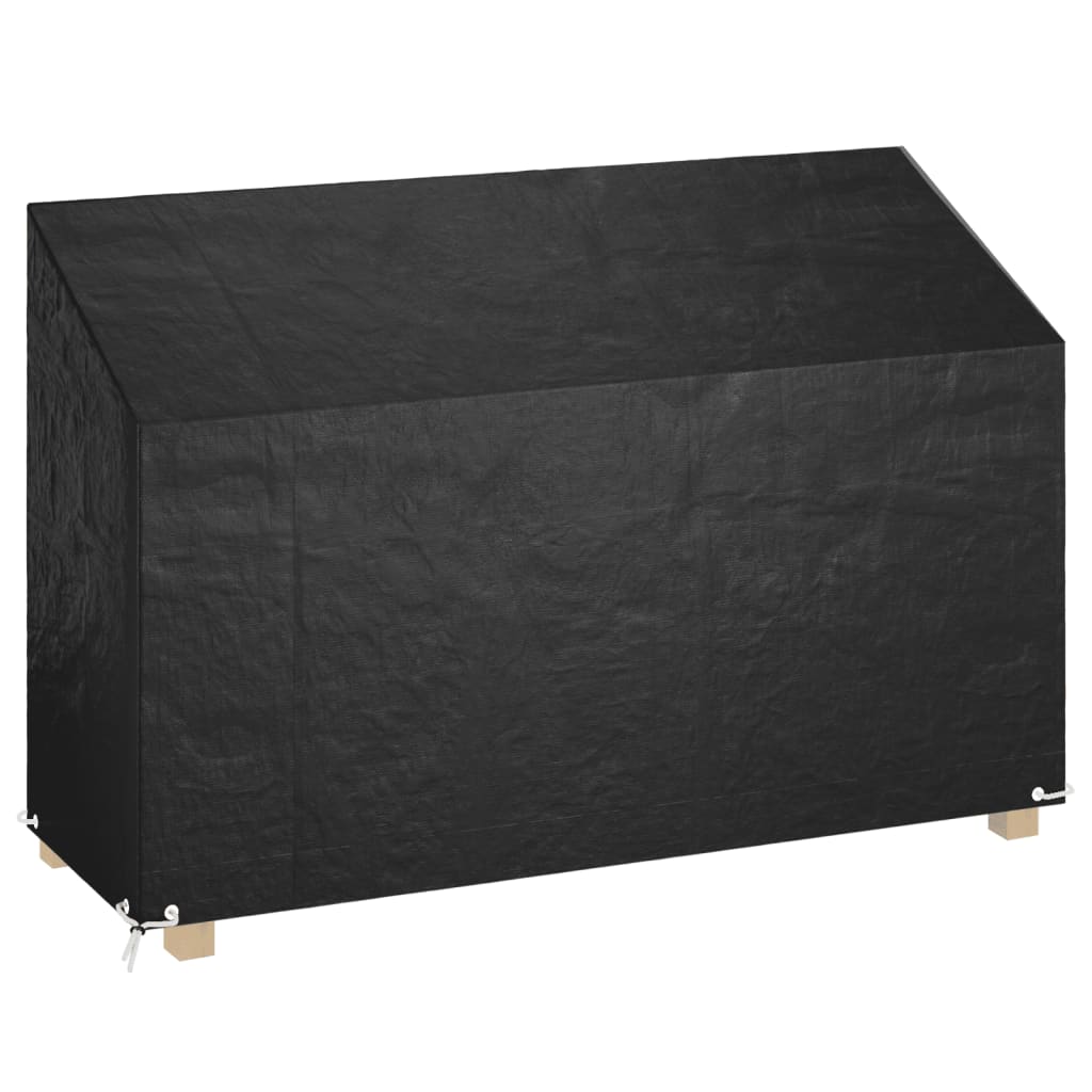 Housse de banc de jardin 8 œillets 190x70x70/88 cm polyéthylène