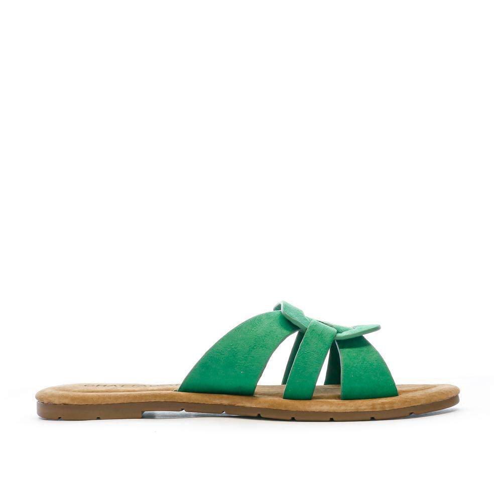 Chattawak Claquettes Vertes Femme Chattawak Pace