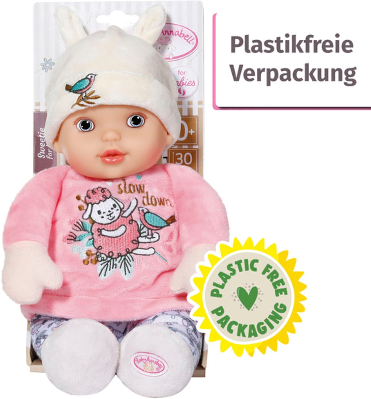 Baby Annabell Babypuppe »Sweetie for babies, 30 cm« mit Rassel im Inneren