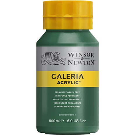 Galeria akrylmaling 500 ml - Permanent Green Deep