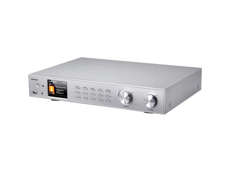 Noxon Netzwerk-Audioplayer A571 Silber HiFi-Komponente DAB /UKW & Internetradio