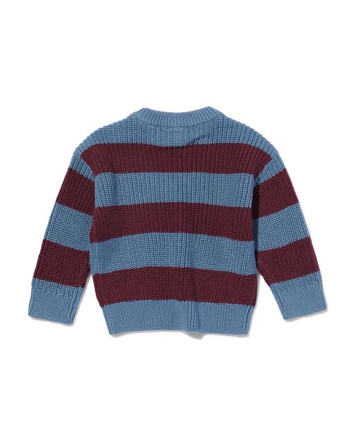 pull rayé pour bébé bleu