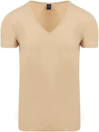 Suitable Vitaru Onzichtbaar Ondershirt Diepe V-Hals 2-Pack 160-2 DeepV strech Khaki kopen