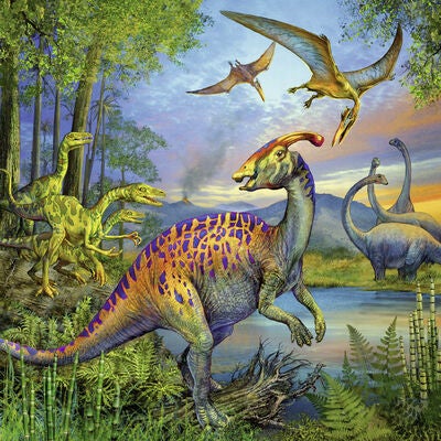 Ravensburger Puslespill Dinosaur 3x49 Biter